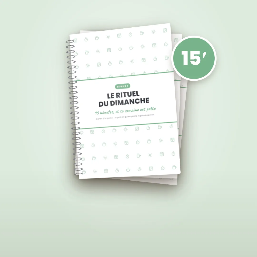 Bonus 1 : Le rituel du dimanche, 15 minutes
